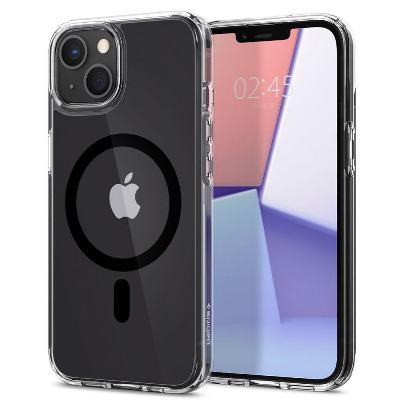 Carcasa Spigen Ultra Hybrid MagSafe compatibila cu iPhone 13 Mini Black