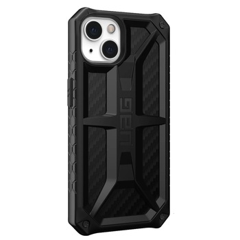 Husa UAG Monarch Series compatibila cu iPhone 13, Carbon Fiber Husa UAG Monarch Series compatibila cu iPhone 13, Carbon Fiber