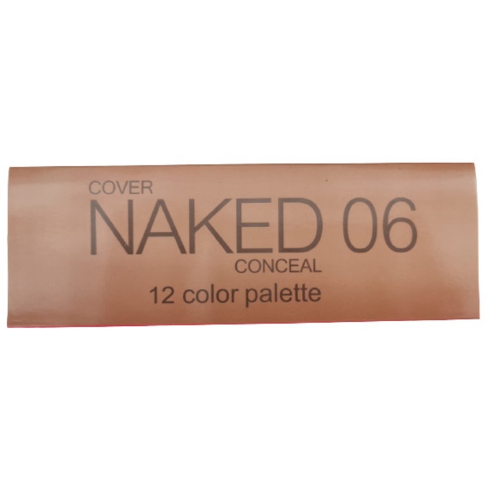 Paleta farduri, 12 culori nude, editie cover Naked 6 Conceal, 14 mg, viMAG ®