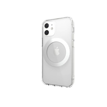Carcasa hibrida cu conector magnetic incorporat MagSafe pentru iPhone 12, iPhone 12 Pro, SwitchEasy MagCrush, aurie-transparenta Carcasa hibrida cu conector magnetic incorporat MagSafe pentru iPhone 12, iPhone 12 Pro, SwitchEasy MagCrush, aurie-transparenta