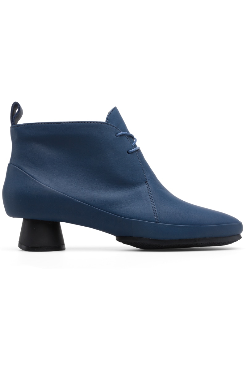Botine dama, Camper, Alright, Piele naturala, Albastru, 39 EU, K400394-005-39