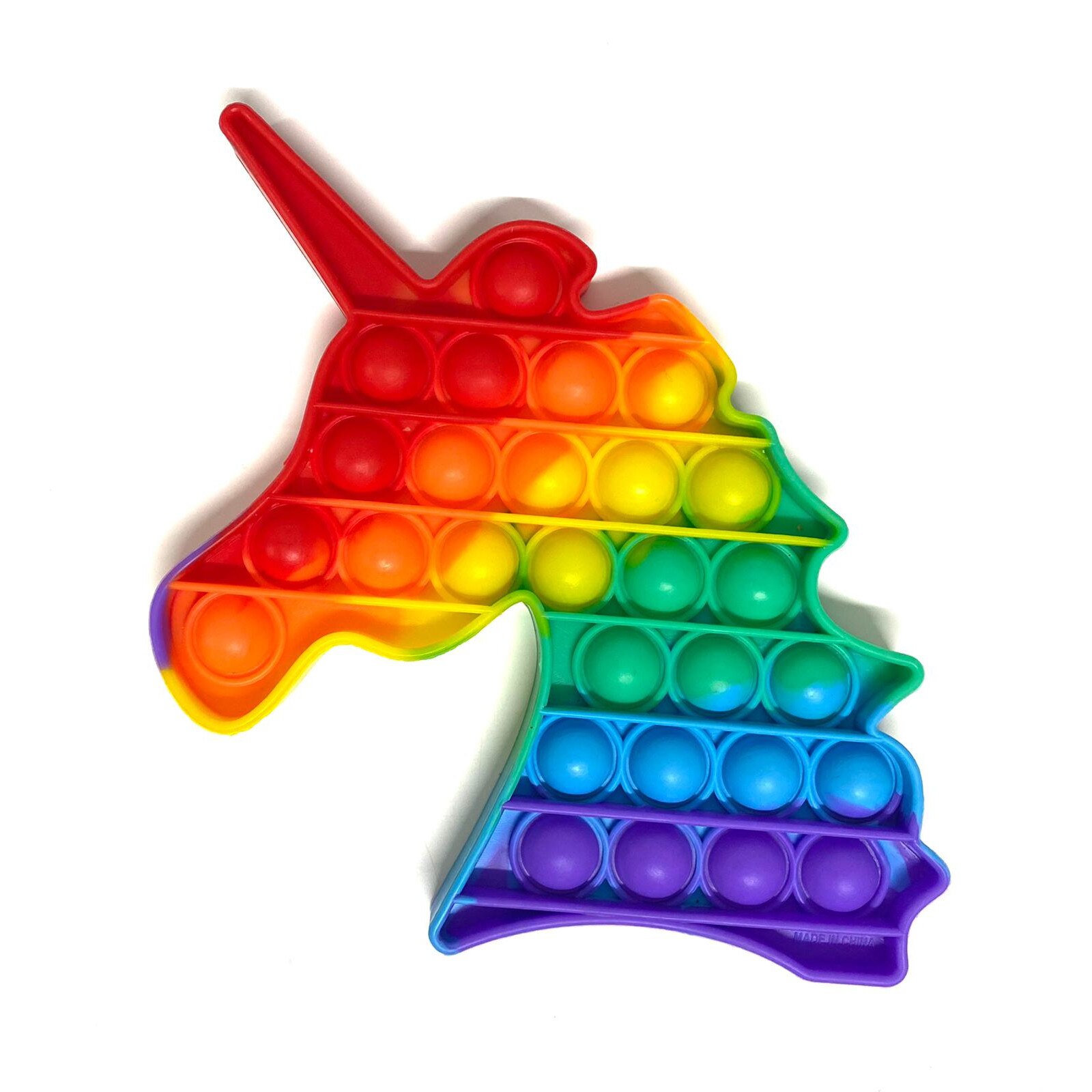 Jucarie Pop It and Flip It, Push bubble, Unicorn, Multicolor, Model 6