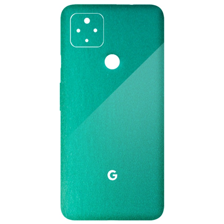 Skin SILKASE fólia Google Pixel 4a 5G telefonhoz, fémes türkiz, telefon hátvédelme