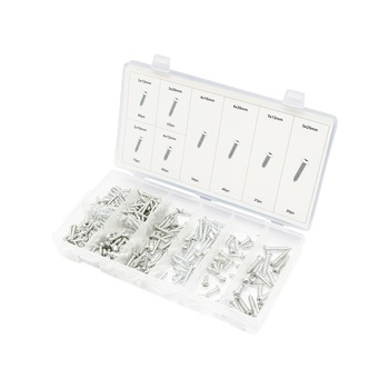 Trusa holsuruburi de tabla cu cap cruce 410 piese Trusa holsuruburi de tabla cu cap cruce 410 piese