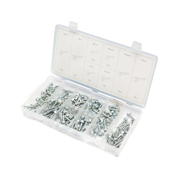 Trusa holsuruburi autoforante de tabla cu cap hexagonal 200 piese Trusa holsuruburi autoforante de tabla cu cap hexagonal 200 piese