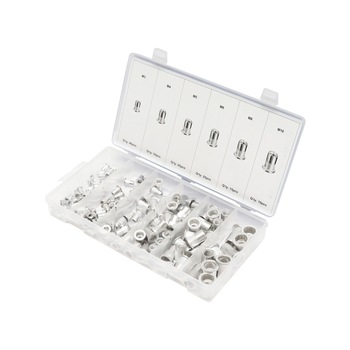 Trusa piulite nituibile cu guler din aluminiu 150 piese Trusa piulite nituibile cu guler din aluminiu 150 piese