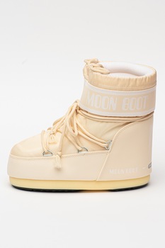 Moon Boot, Ghete tip apreschiuri fara inchidere Classic Low 2, Crem Moon Boot, Ghete tip apreschiuri fara inchidere Classic Low 2, Crem