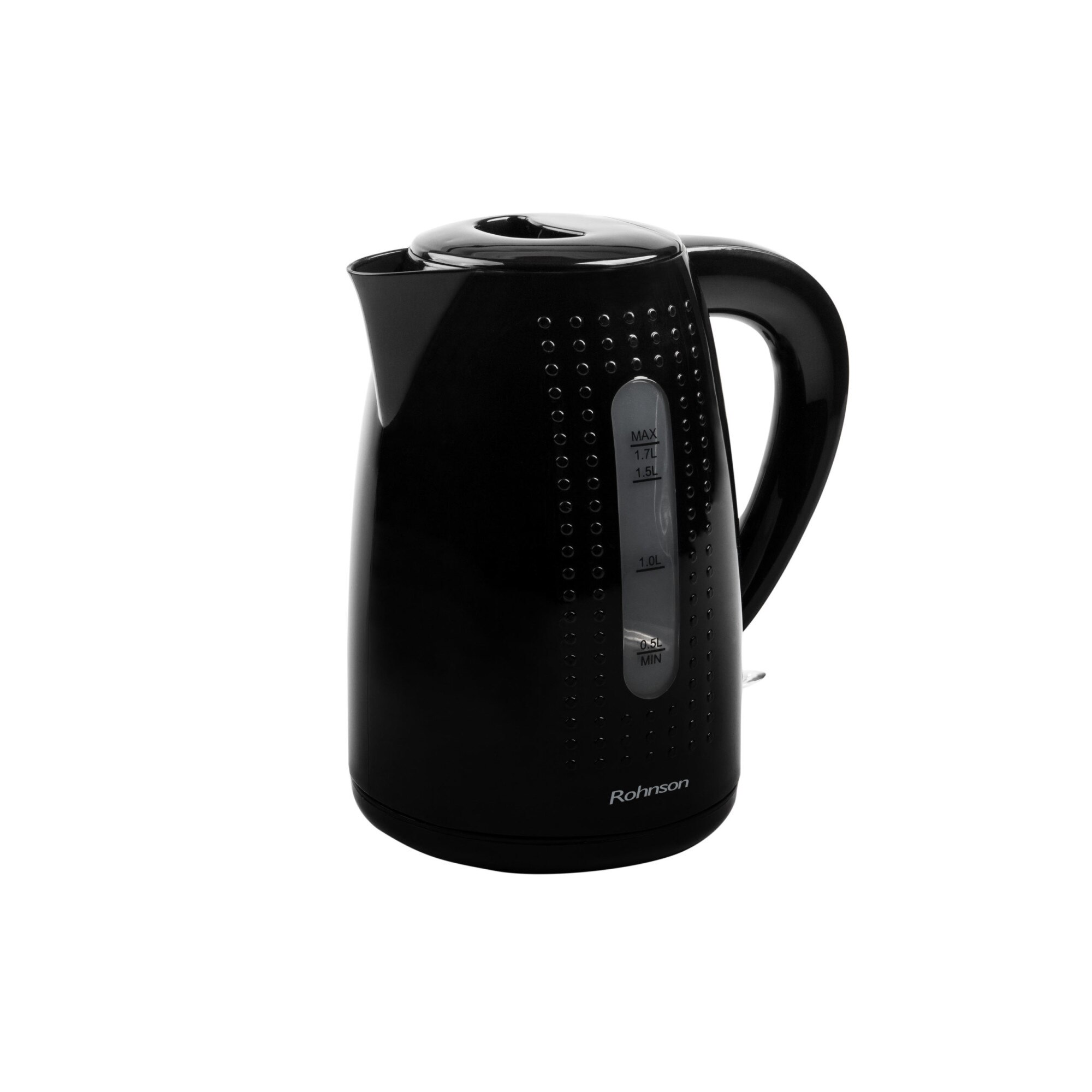 Fierbator ROHNSON R7900, 2200W, capacitate 1.7L, baza rotativa, interior inox, negru