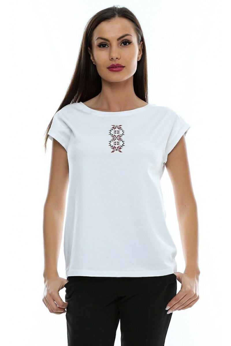 Tricou B82, Alb