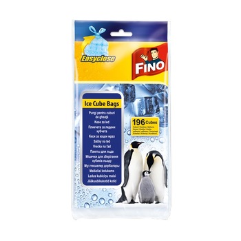 Pungi pentru gheata FINO, 196 buc Pungi pentru gheata FINO, 196 buc