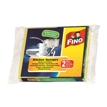 Bureti de bucatarie FINO, 2 buc Bureti de bucatarie FINO, 2 buc
