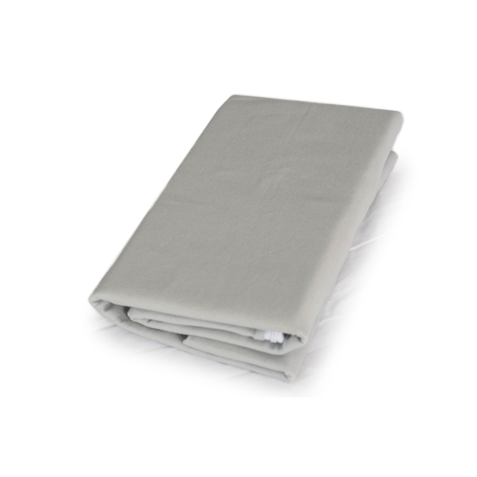 Set 2 huse perna cu fermoar, Bumbac Jersey 40x40 cm, Gri