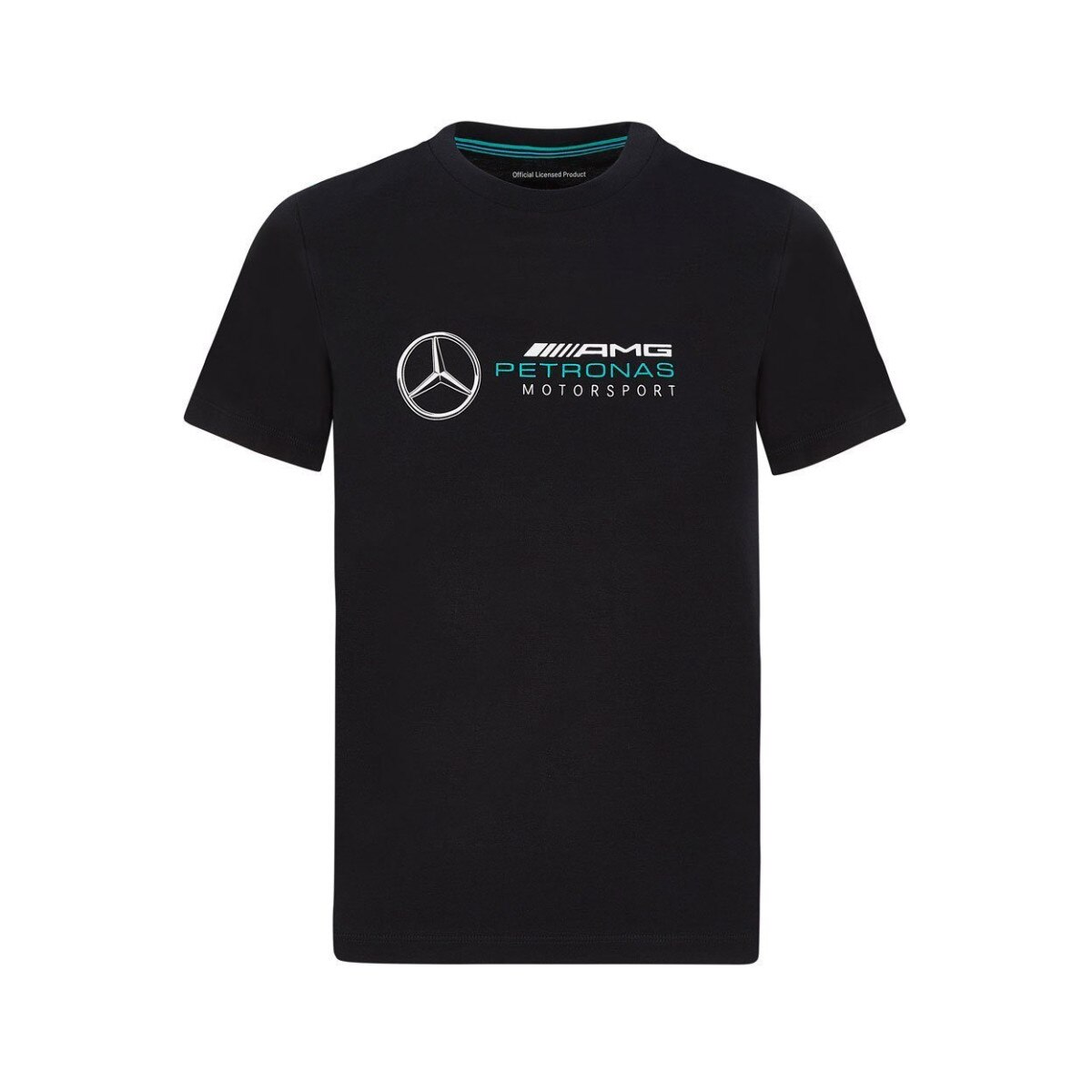 Tricou pentru copii Mercedes AMG Petronas F1, Bumbac, 1-2 ani, Negru