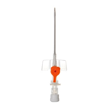 Set branule Minut, 14G, portocaliu, cateter intravenos, 100 bucati Set branule Minut, 14G, portocaliu, cateter intravenos, 100 bucati