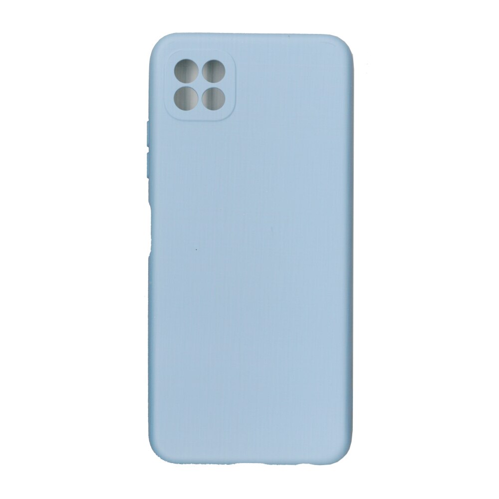 Husa Liquid din silicon mat, pentru Samsung Galaxy A22 (5G), bleu