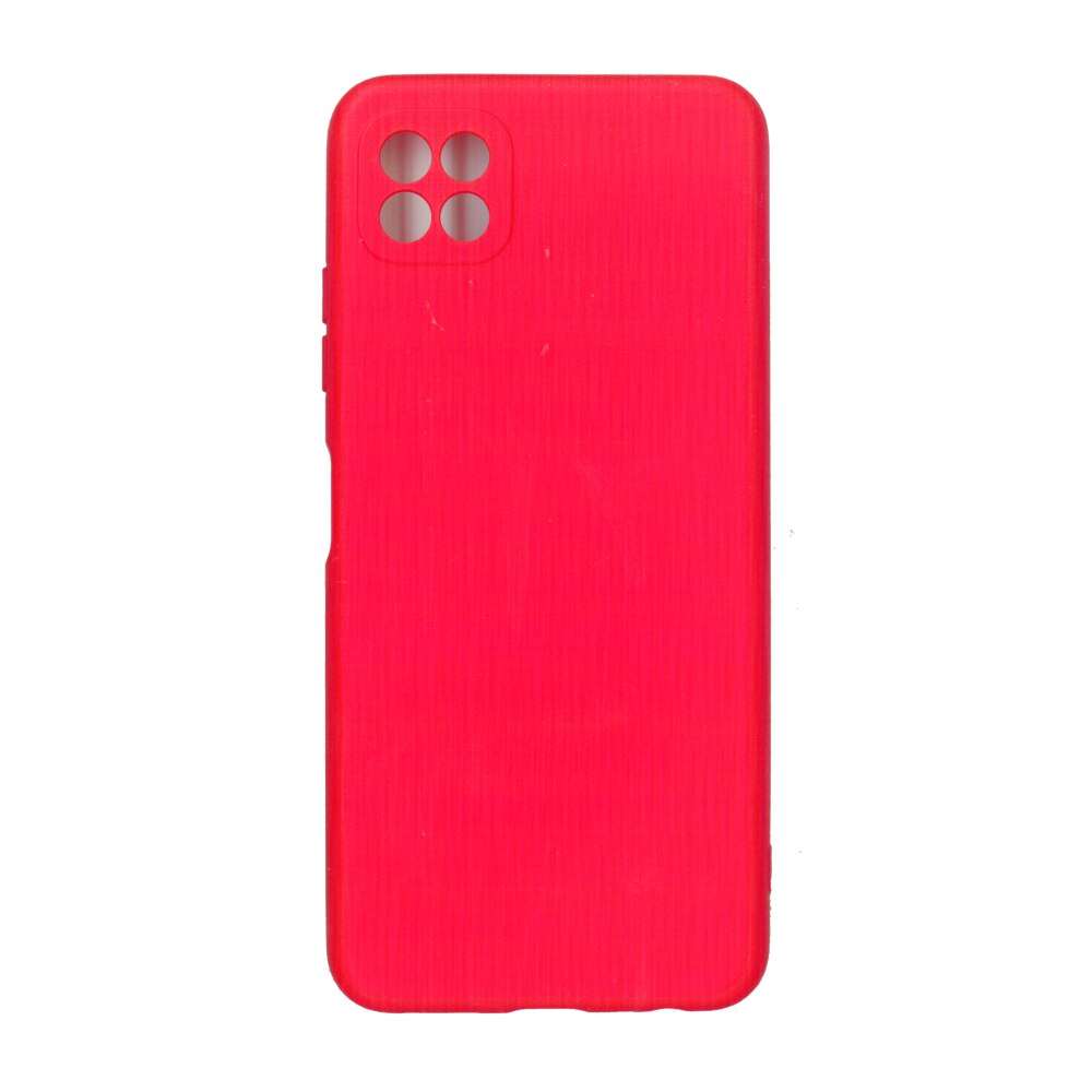 Husa Liquid din silicon mat, pentru Samsung Galaxy A22 (5G), rosu