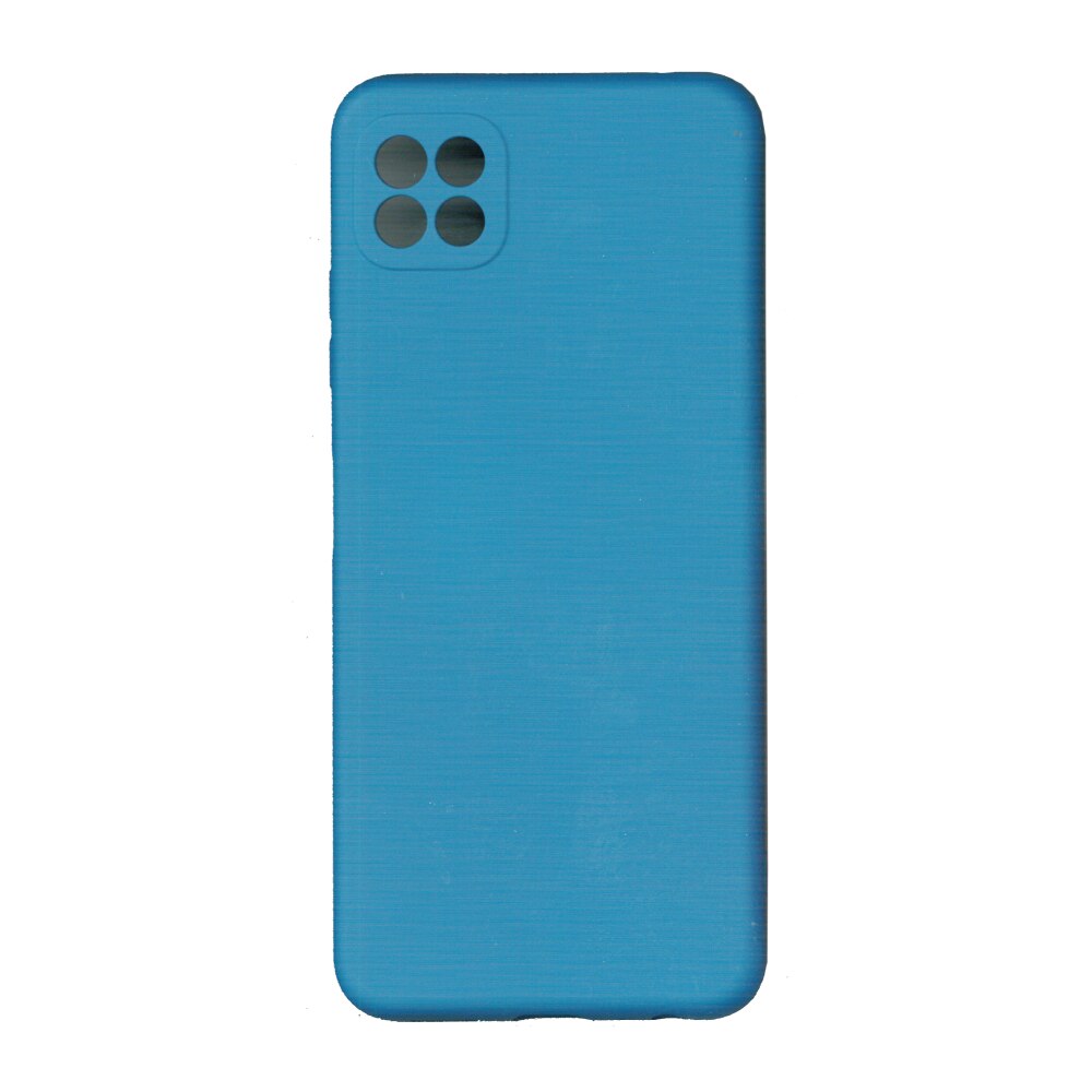Husa Liquid din silicon mat, pentru Samsung Galaxy A22 (5G), albastru