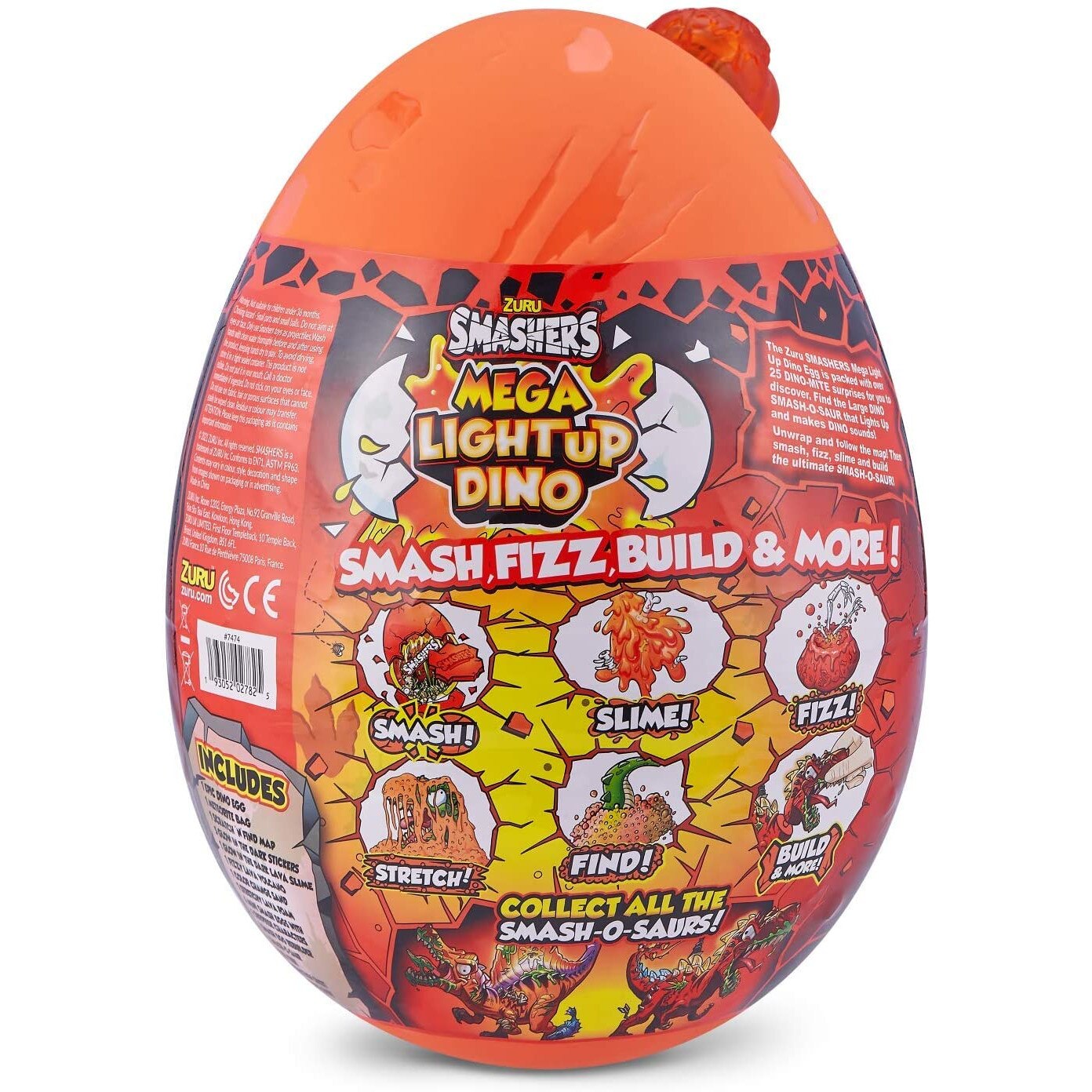 Figurina surpriza Smashers, Mega Light up Dino