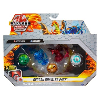 Set 5 Figurine Bakugan Geogan Brawler Pack Viperagon & Sluggler Set 5 Figurine Bakugan Geogan Brawler Pack Viperagon & Sluggler