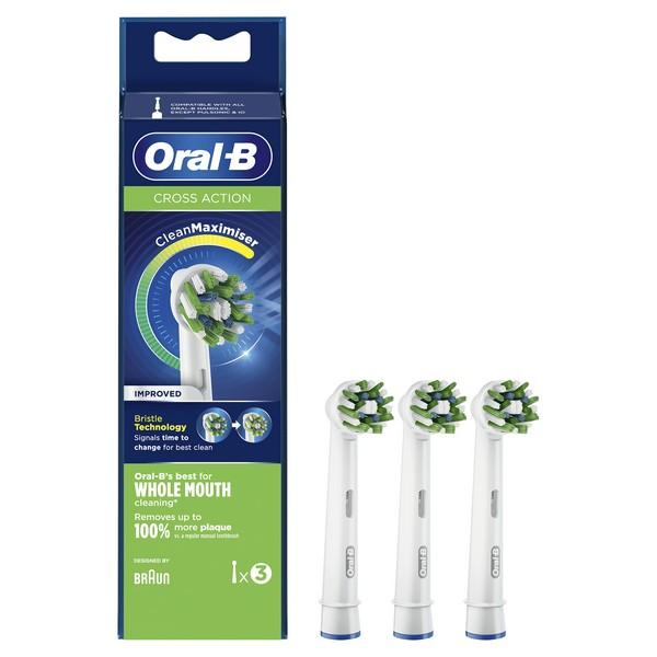 Rezerva 3 capete periuta electrica Oral-B Cross Action+ Pasta de dinti