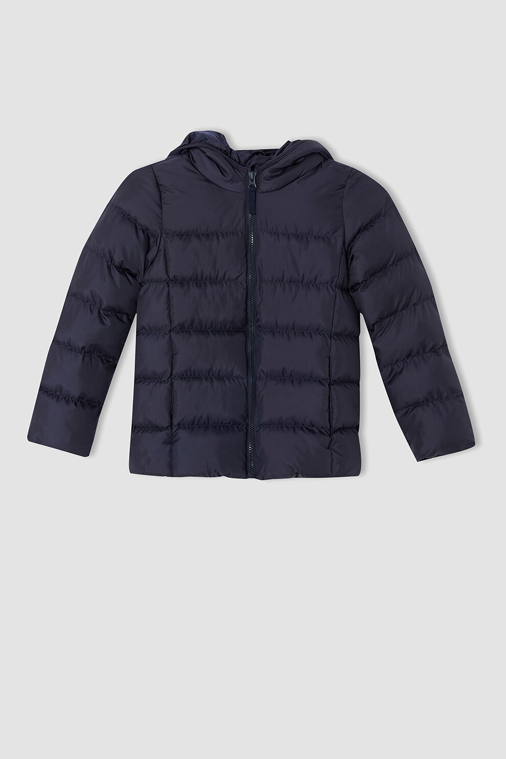 DeFacto, Geaca cu gluga si aspect matlasat, Bleumarin