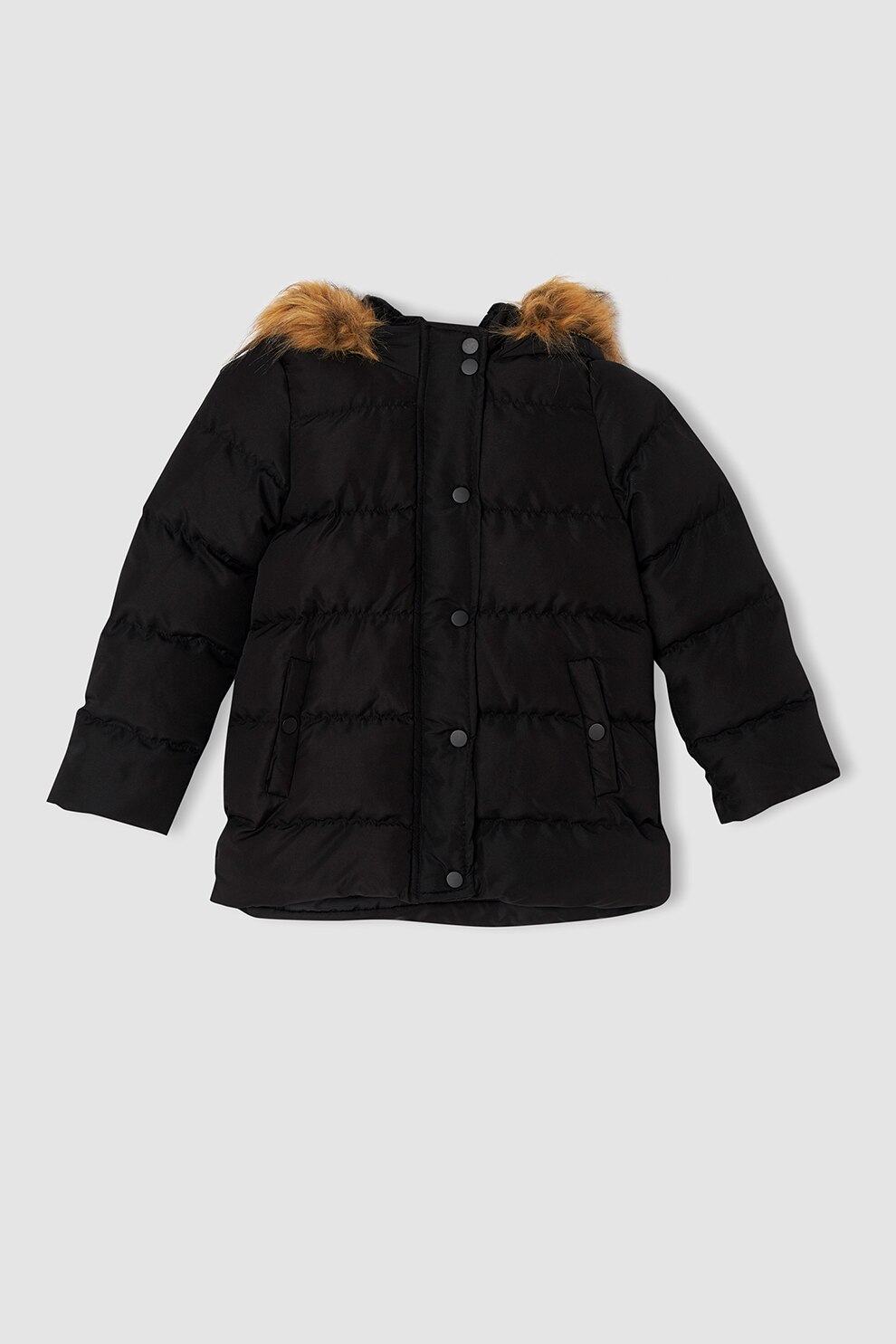 DeFacto, Geaca cu gluga si vatelina, Negru