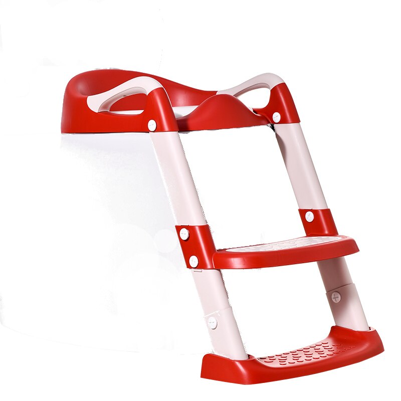 Reductor toaleta cu scarita Little Mom Safe Red