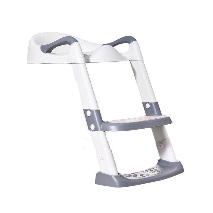 Reductor toaleta cu scarita si colac moale Wendo White