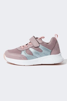 DeFacto, Pantofi sport cu insertii de plasa, Violet prafuit DeFacto, Pantofi sport cu insertii de plasa, Violet prafuit