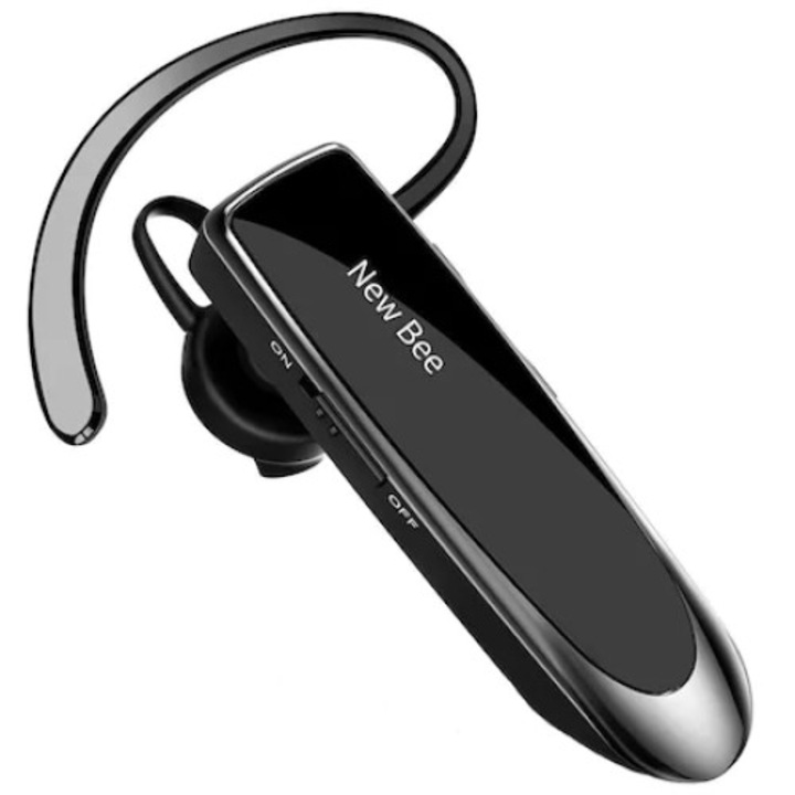Bluetooth слушалки New Bee, LC-B41, Handsfree, Безжични, Стерео, Чернен