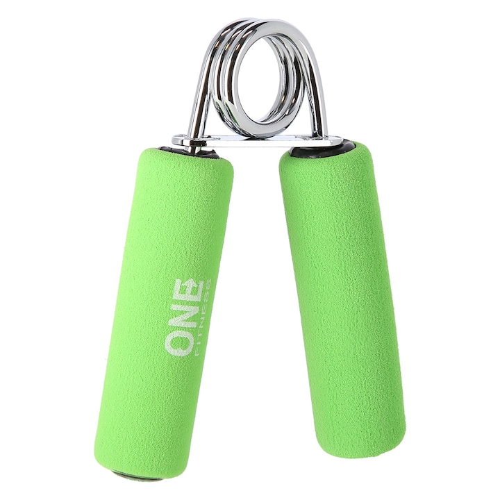 Флексор One Fitness PZ02, Стомана, Зелен