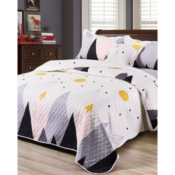 Cuvertura de Pat cu 2 Fete, 5 Piese, Bumbac Finet, Nadia, CVF5-16 Cuvertura de Pat cu 2 Fete, 5 Piese, Bumbac Finet, Nadia, CVF5-16