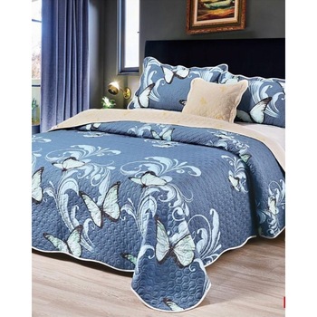 Cuvertura de Pat cu 2 Fete, 5 Piese, Bumbac Finet, Daniela, CVF5-09 Cuvertura de Pat cu 2 Fete, 5 Piese, Bumbac Finet, Daniela, CVF5-09