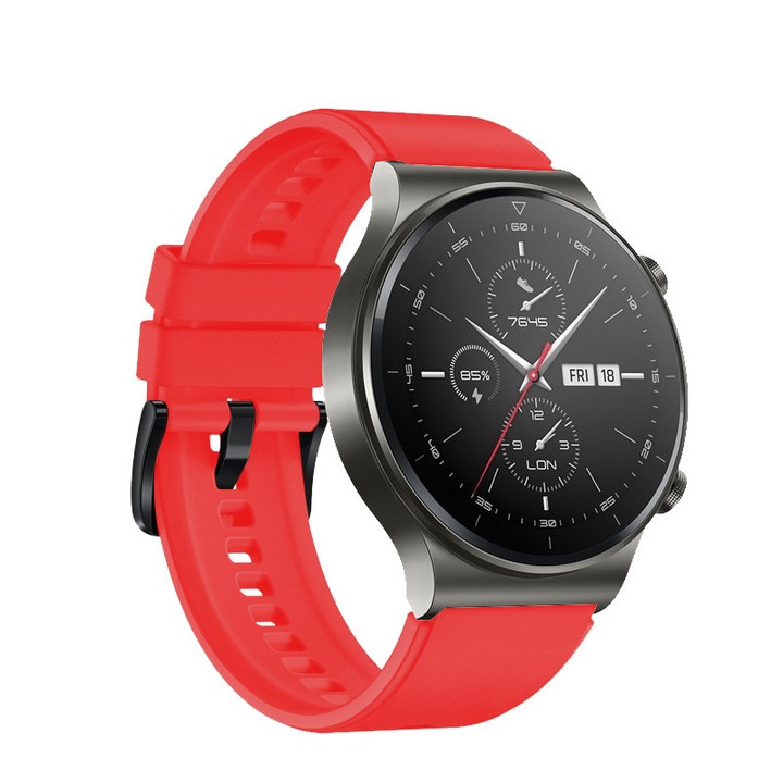 huawei watch gt orange fluoroelastomer strap