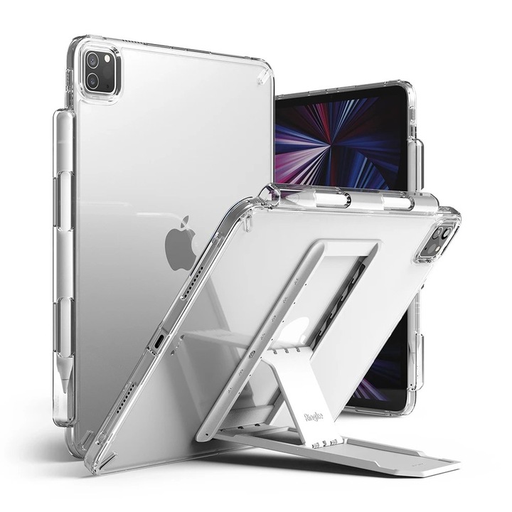 Калъф Ringke Fusion Combo Outstanding hard case, за iPad Pro 12.9'' 2021, Clear
