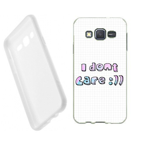 Husa Samsung Galaxy J5 J500 Silicon Gel Tpu Model I Dont Care HC