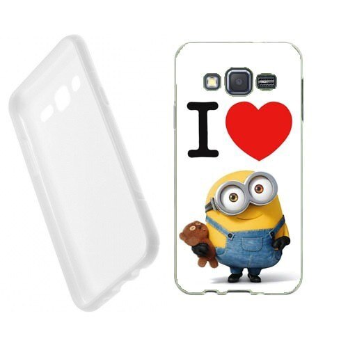 Husa Samsung Galaxy J5 J500 Silicon Gel Tpu Model I Love Minions HC