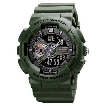 Ceas barbatesc SKMEI Shockproof, Verde Ceas barbatesc SKMEI Shockproof, Verde