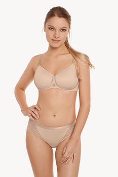 Lisca, Sutien cu burete si bretele ajustabila Ivonne, Bej Lisca, Sutien cu burete si bretele ajustabila Ivonne, Bej