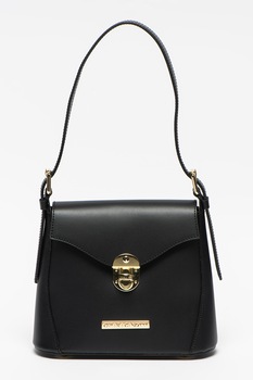 Chiara Canotti, Geanta de piele cu bareta de umar, Negru Chiara Canotti, Geanta de piele cu bareta de umar, Negru