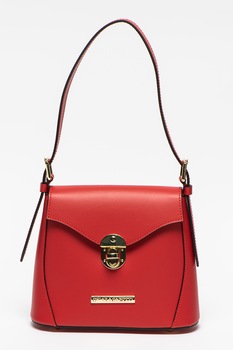 Chiara Canotti, Geanta de piele cu bareta de umar, Rosu Chiara Canotti, Geanta de piele cu bareta de umar, Rosu