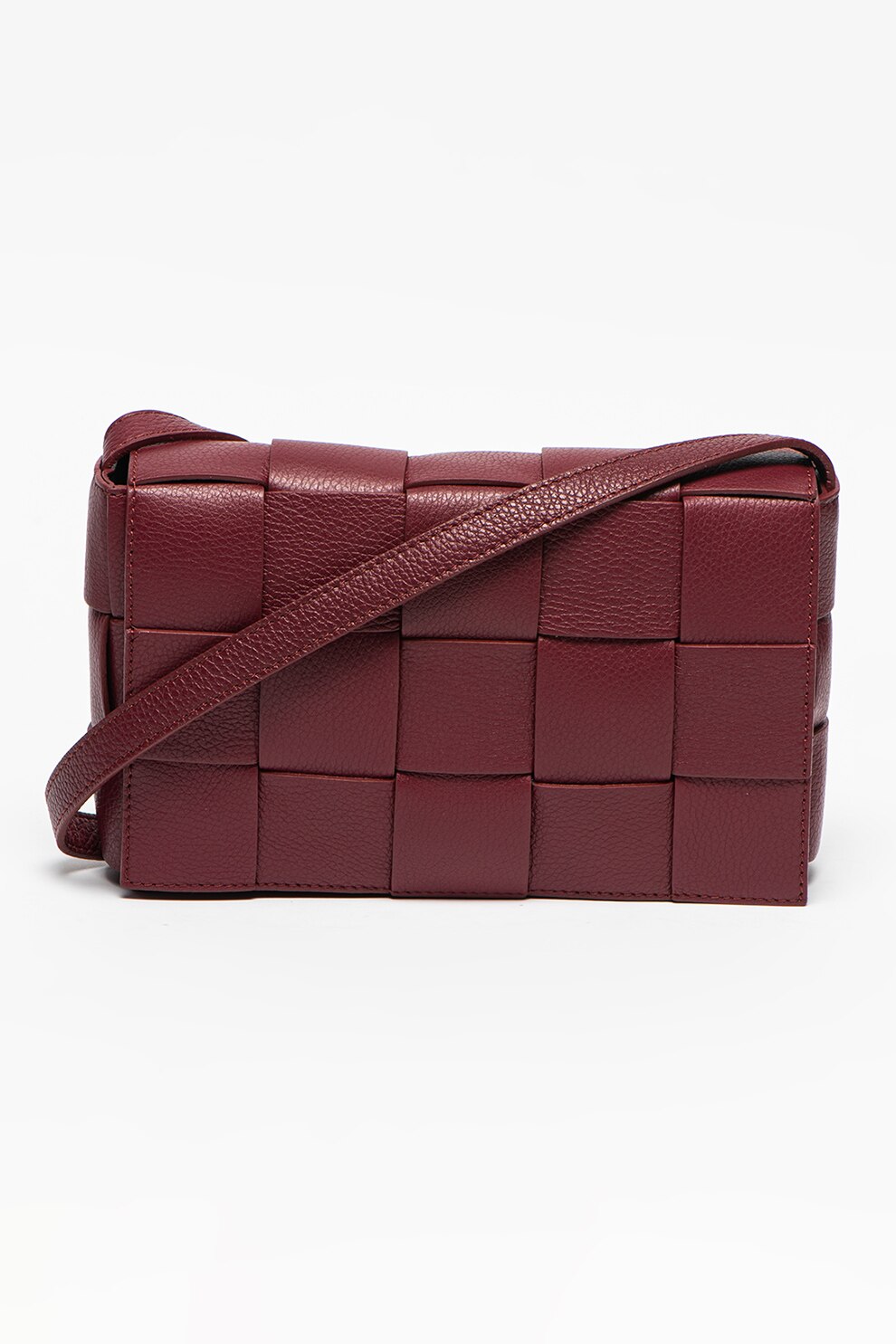 Chiara Canotti, Geanta crossbody de piele, Violet pruna