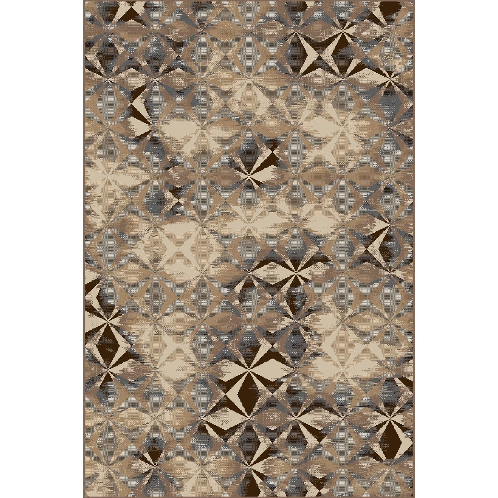 Covor Modern, Daffi 13038, Bej/Maro/Gri, 60x110 cm, 1700 gr/mp