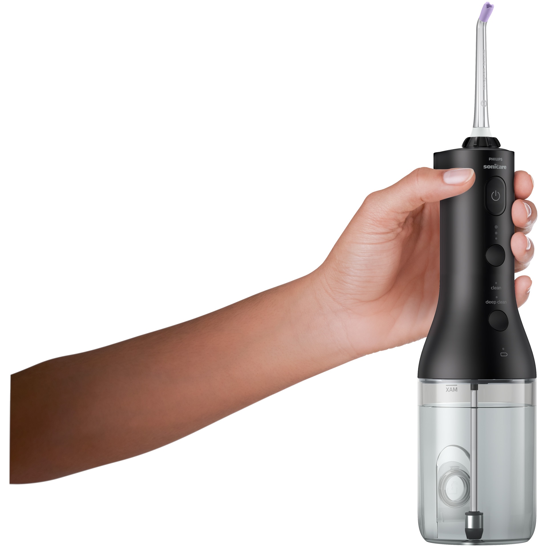 Aparat de curatare interdentara Philips Sonicare Power Flosser HX3806/33, tehnologie QuadStream