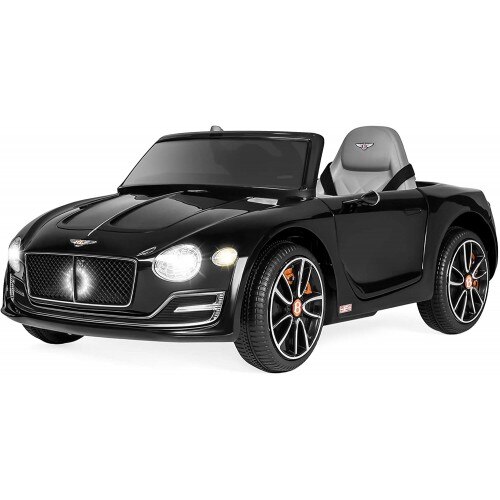 Masinuta electrica cu telecomanda BENTLEY EXP12- negru LAMBO DOORS, scaun special texturat