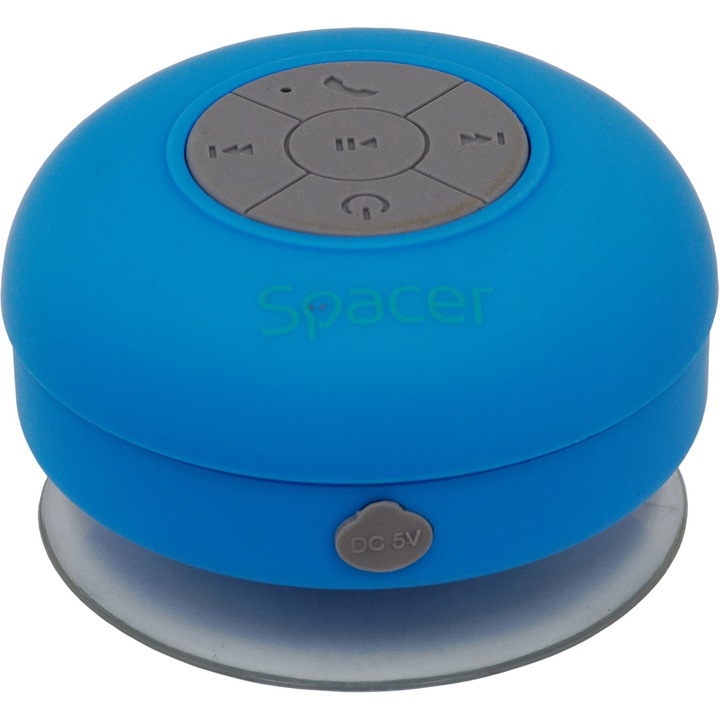 Boxa Portabila Spacer Ducky, 3W, Bluetooth, Microfon, Albastru