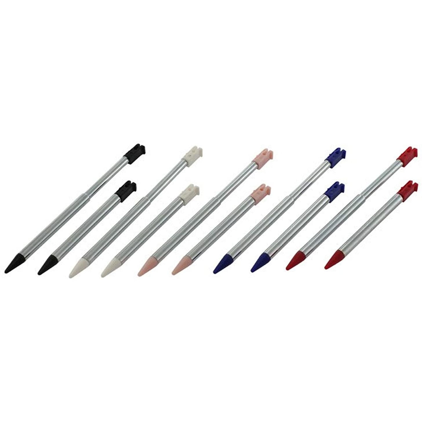 Set 10 bucati stylus din metal pentru nintendo 3ds tip telescop