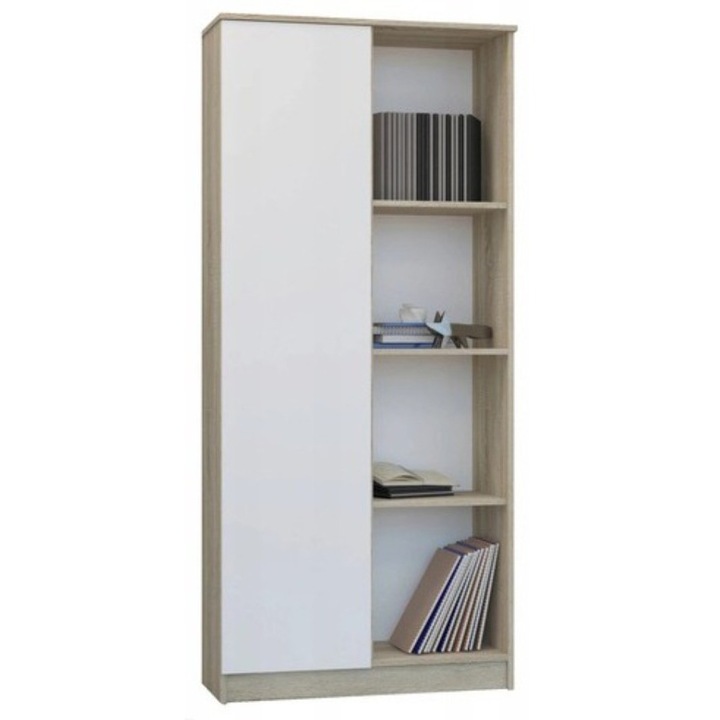 Библиотека, PVC, B-5 mix sonoma, 1780x330x802