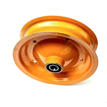 Janta pentru Roata de Roaba, Carut, Dimensiune 400-8, Portocalie Janta pentru Roata de Roaba, Carut, Dimensiune 400-8, Portocalie