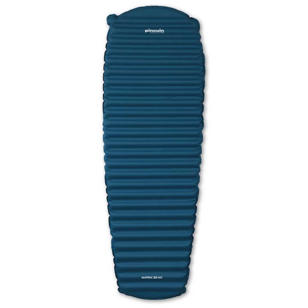 Saltea autogonflabila Pinguin Matrix 25 NX, 193x63x2.5cm, impachetat ⌀16x32cm, 835g, albastru